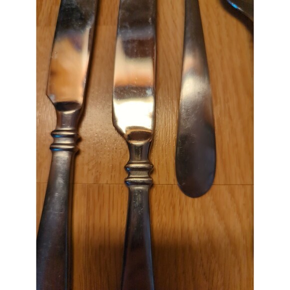Hampton Silversmiths Stainless Silverware Flatware Concierto 30 Piece Lot - Picture 5 of 9